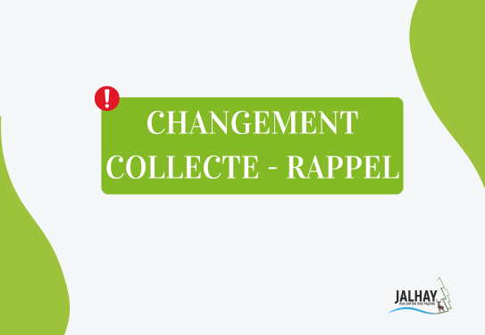 Avancement - Collecte des déchets
