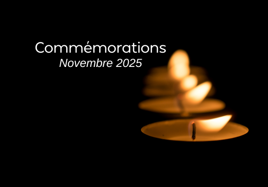 Commémorations - Novembre 2025