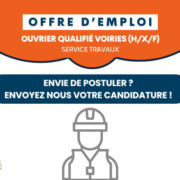 Offre d'emploi - Ouvrier voiries