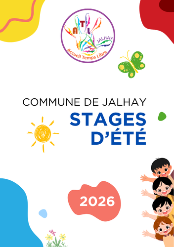 Couverture - Brochure ATL "Stages d'été" 2026