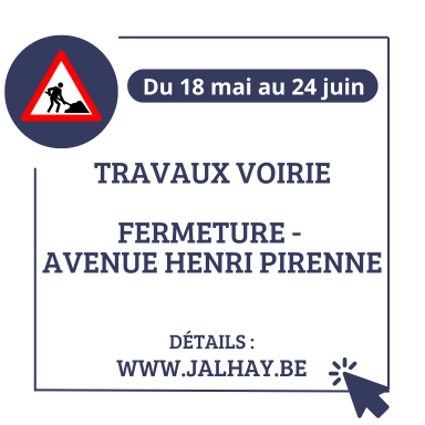 Travaux Avenue Henri Pirenne