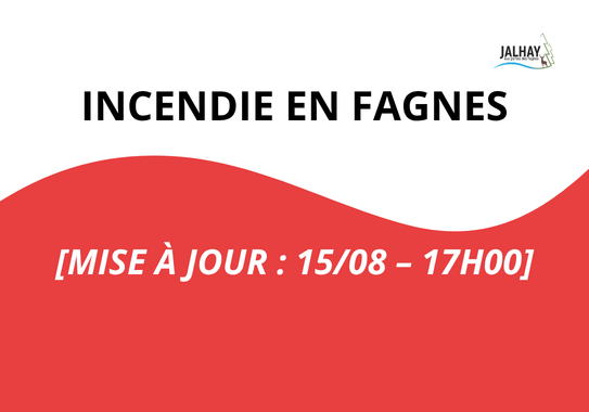Incendie Fagnes - Mise à jour