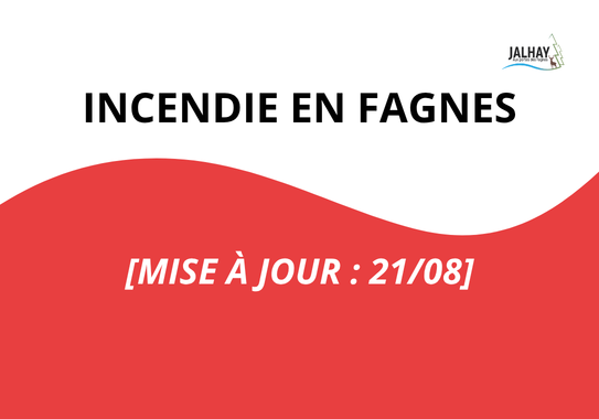 Incendie Fagnes - Mise à jour 21 août
