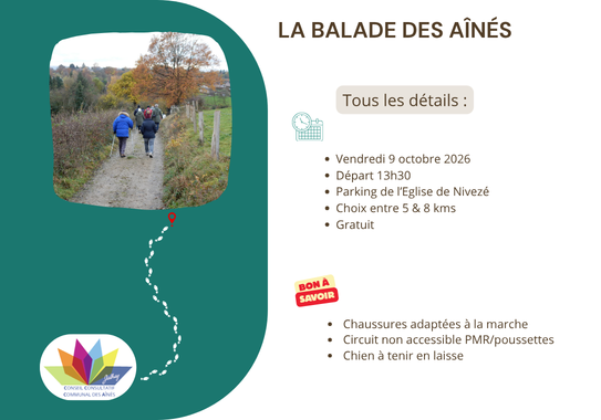 Balade des aînés - octobre 2026