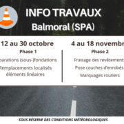 Info travaux Balmoral