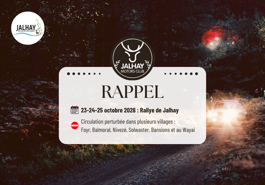 Rallye de Jalhay 2026